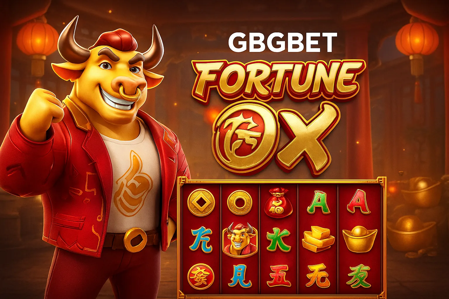 Fortune Ox no GBGBET - Aposte Agora e Reivindique Seus Ganhos