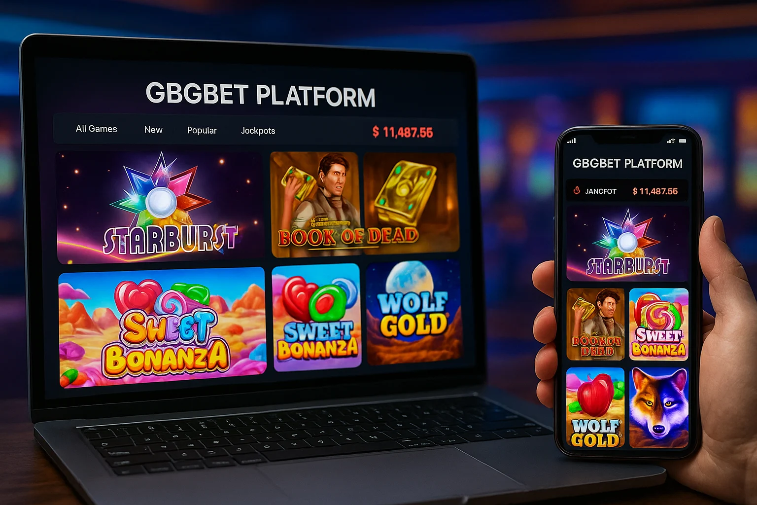 Jogos de Slot no Casino Online GBGBET