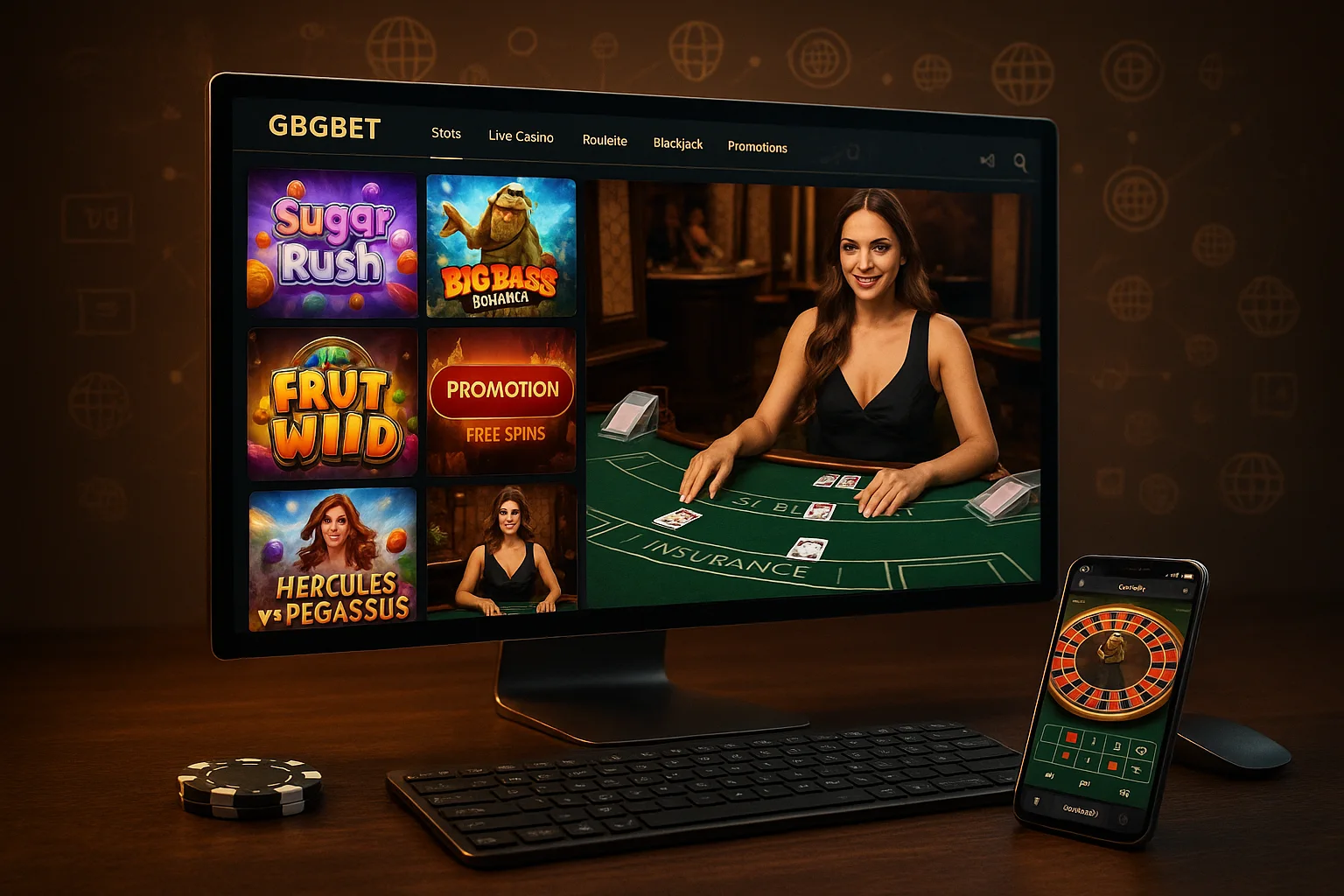 Jogos de cassino online inovadores e emocionantes na GBGBET